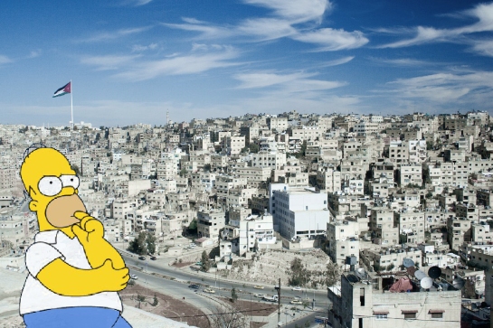 Homer Simpson and Amman
